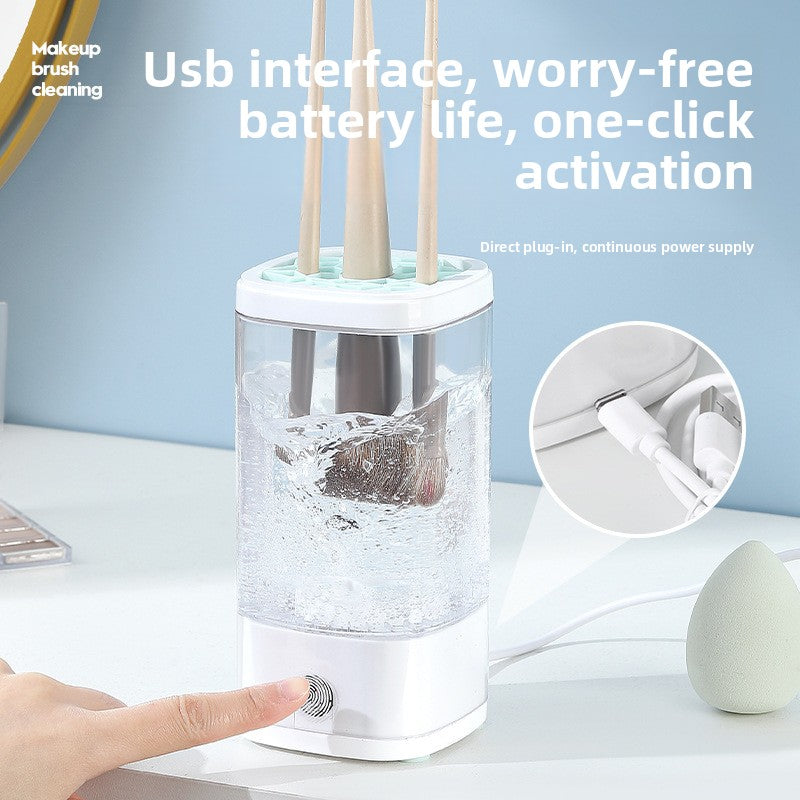 Automatic Makeup Multi-Brush Cleaner | Wash and Spin Dry
